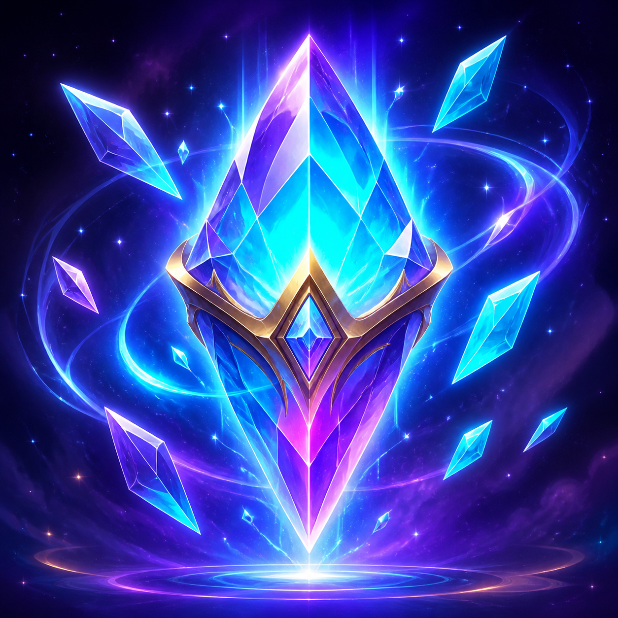 Card ‘Crystal’ Crystal
